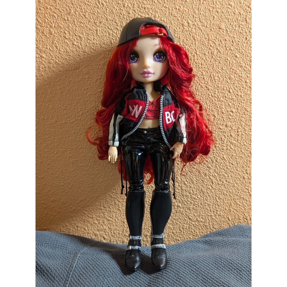Rainbow High Doll Ruby Anderson Fashion Doll Red Hair Outfit With Hat